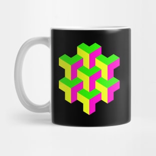 Geometric Tripod Design Mug